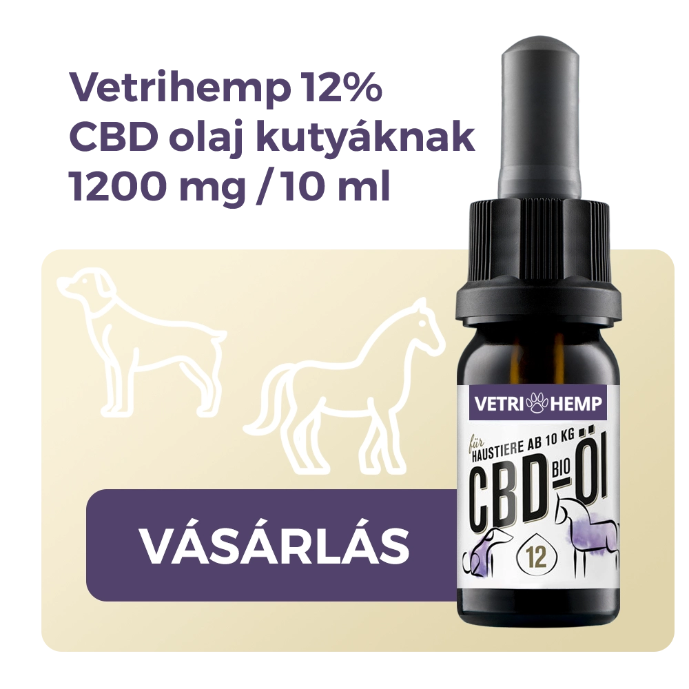 Vetrihemp 12% CBD olaj kutyáknak