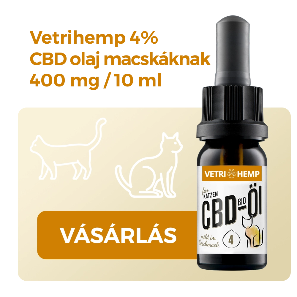 Vetrihemp 4% CBD olaj macskáknak