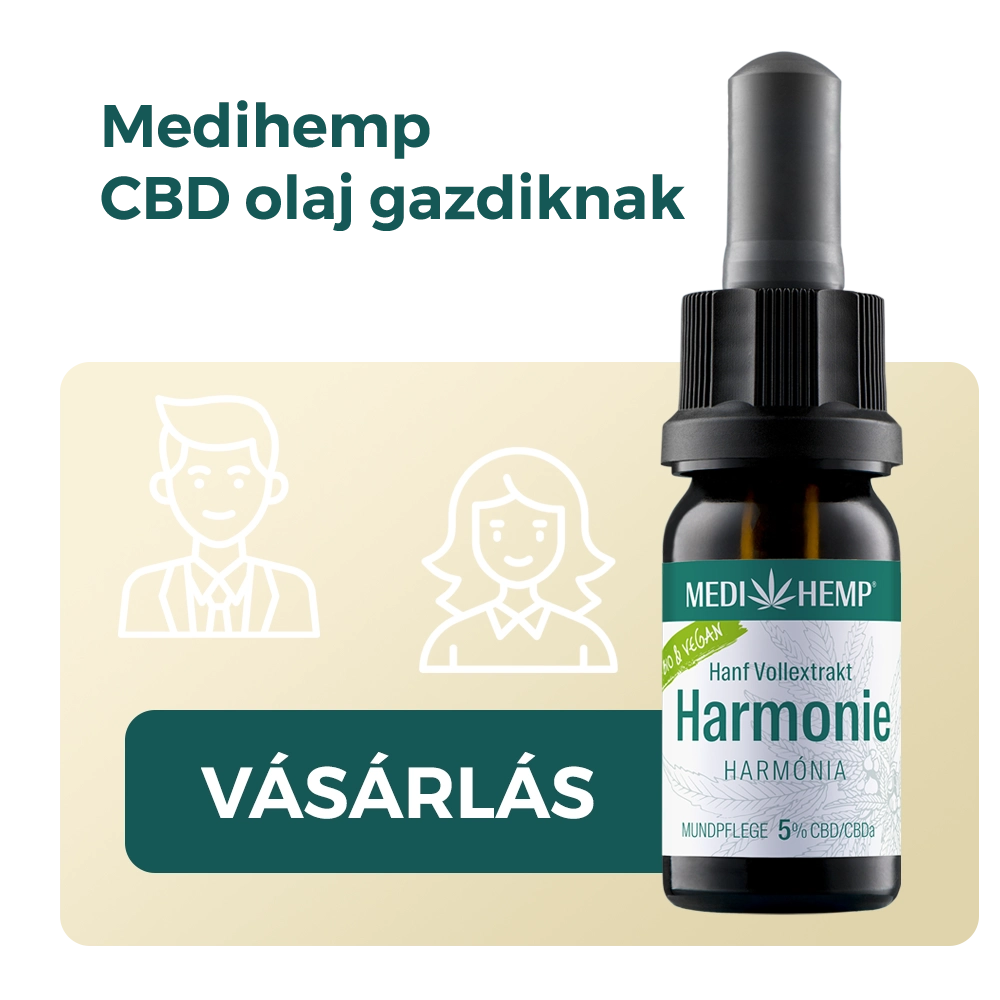 Medihemp CBD olaj gazdiknak