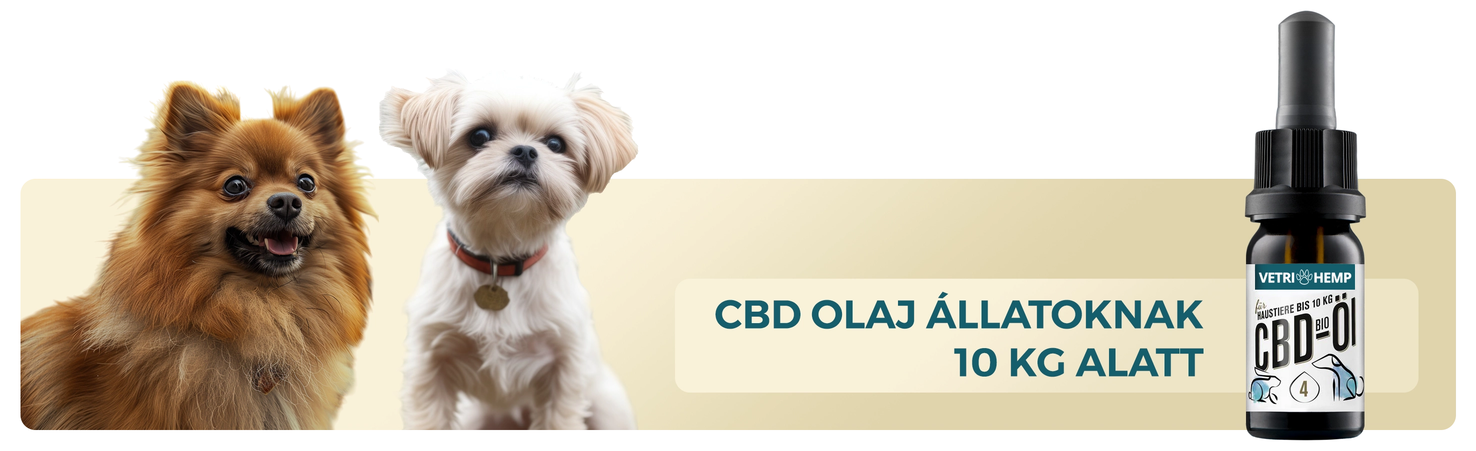 CBD olaj állatoknak | 10 kg alatt